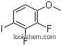 Molecular Structure of 156499-64-8 (2,3-difluoro-1-iodo-4-methoxybenzene)